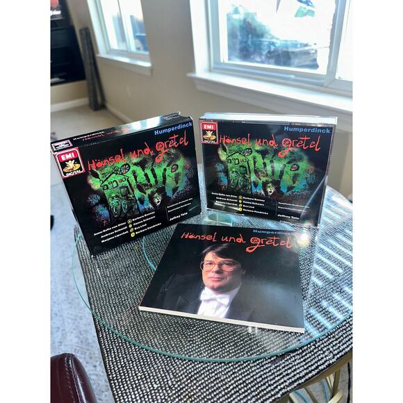 Humperdinck Hänsel und Gretel 2-CD Box Set (1990 EMI) Jeffrey Tate – Libretto - Picture 2 of 7
